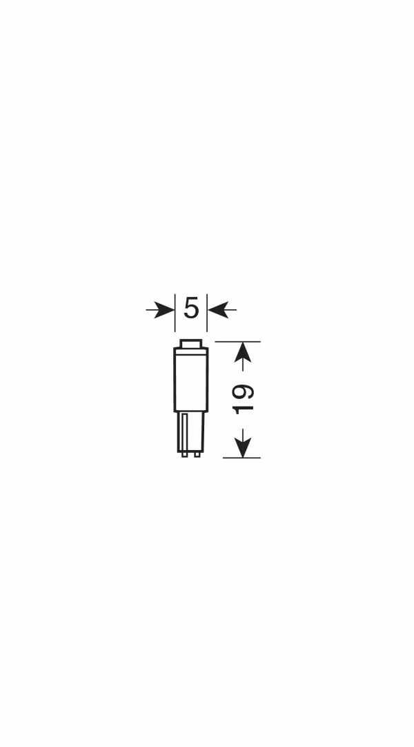 Pilot 12V Hyper-Led 2 - 1 SMD x 2 chips - (T3) - W2x4,6d - 2 pz