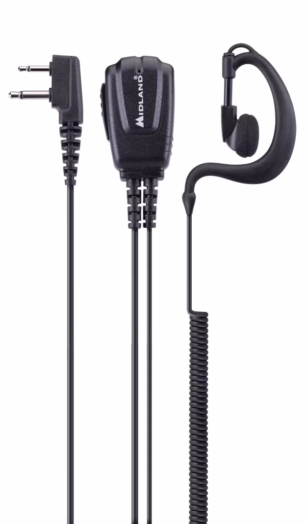 Midland MA21 L Pro, auricolare con microfono 2 pin Midland