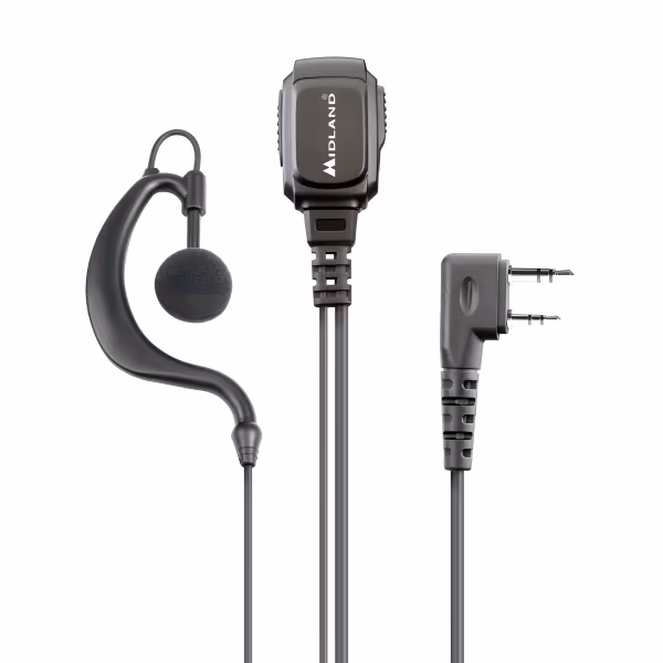 Midland MA21 LK Pro, auricolare con microfono 2 pin Kenwood