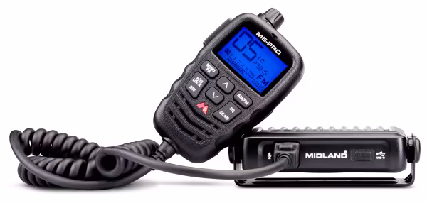 Midland M5 Pro, CB integrato nel microfono