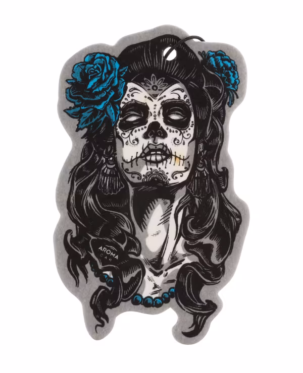 Aroma Car Dia de los Muertos, deodorante da appendere - Blue diamond girl
