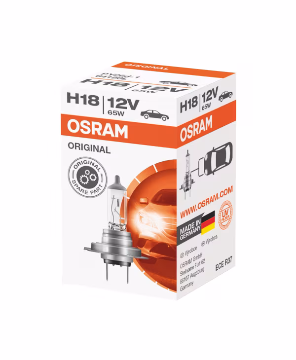 Osram 12V Original Line - H18 - 65W - PY26d-1 - 1 pz  - Scatola