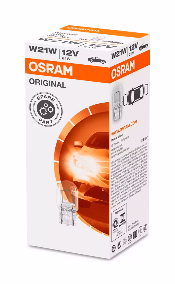 Osram 12V Original Line - W21W - 21W - W3x16d - 1 pz  - Sfuso