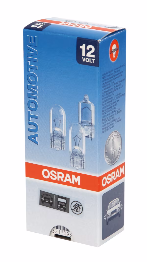 Osram 12V Original Line - 2W - W2,1x9,5d - 1 pz  - Sfuso