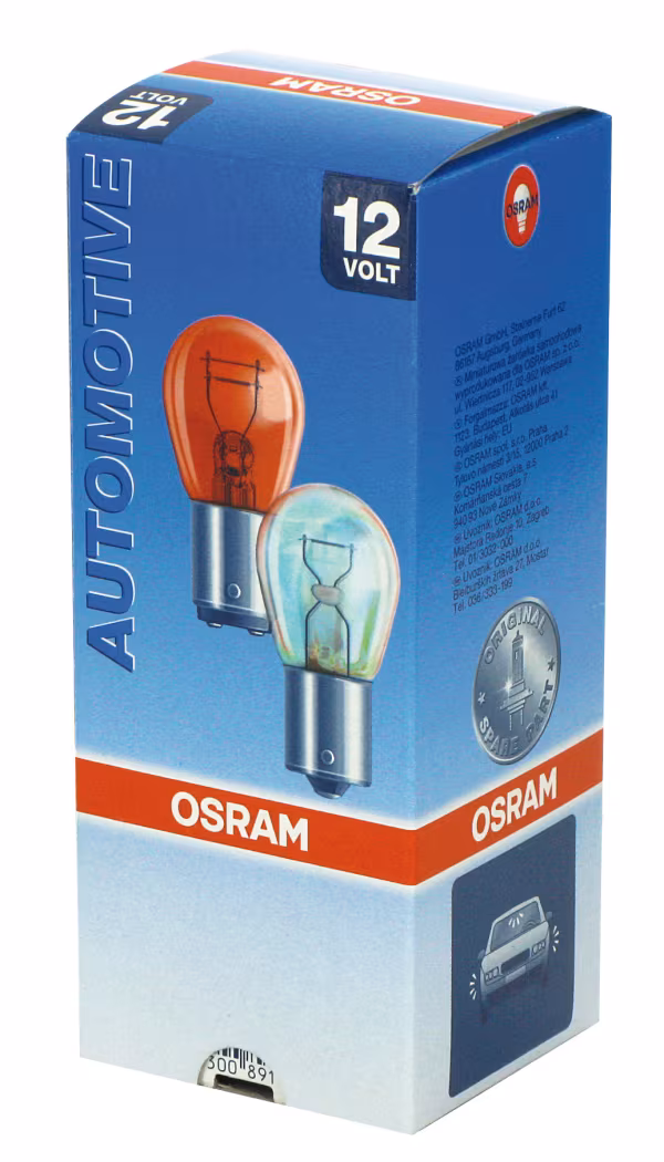Osram 12V Original Line - PY21W - 21W - BAU15s - 1 pz  - Sfuso - Arancio