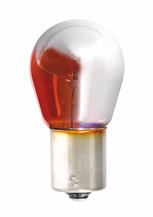 Osram 12V Diadem Chrome - PY21W - 21W - BAU15s - 2 pz  - Blister - Arancio