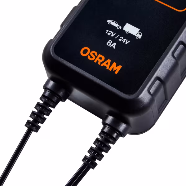 Osram BATTERYcharge 908, caricabatteria intelligente e mantenitore con ciclo di carica in più fasi