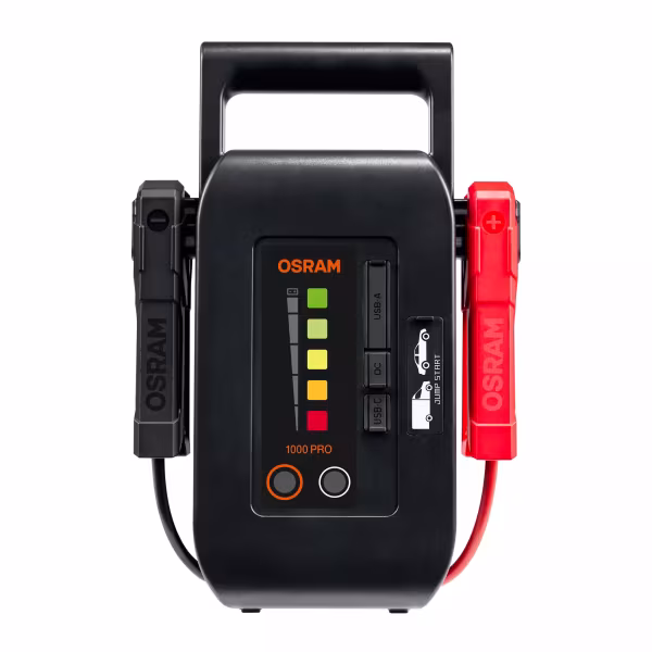 Osram BATTERYstart PRO 1000, avviatore di emergenza ad alta potenza per un\'ampia gamma di veicoli
