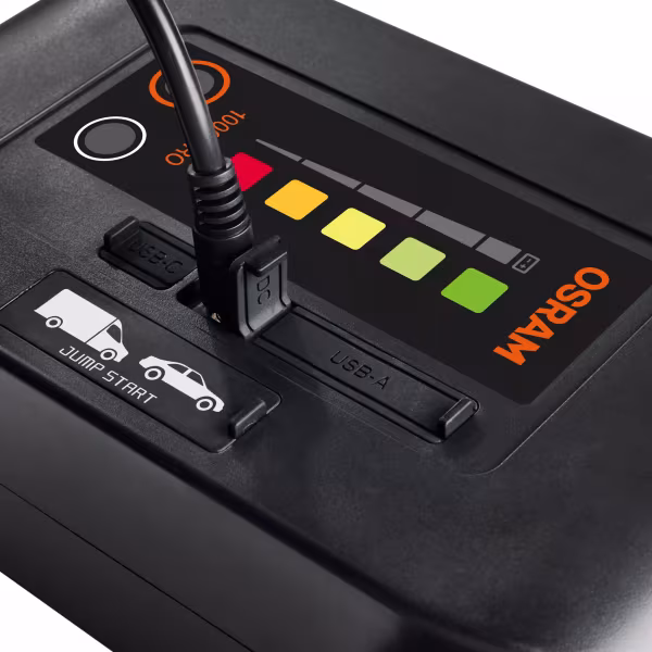 Osram BATTERYstart PRO 1000, avviatore di emergenza ad alta potenza per un\'ampia gamma di veicoli