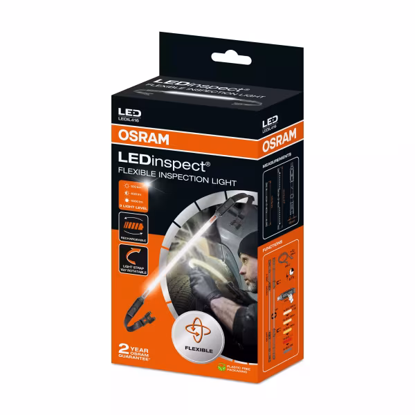 Osram LEDinspect FLEXIBLE INSPECTION LIGHT, torcia da ispezione sotto cofano flessibile