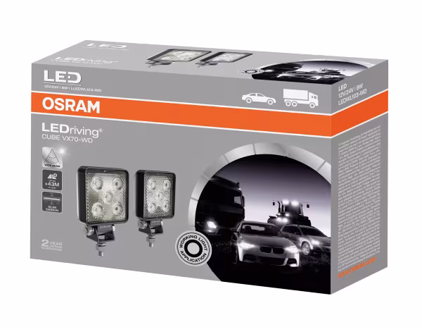 Osram LEDriving Cube VX70-WD - 12/24V