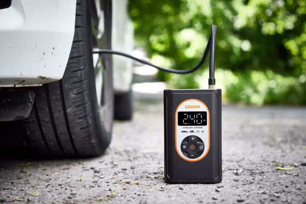 Osram TYREinflate 4000, compressore digitale ricaricabile per pneumatici
