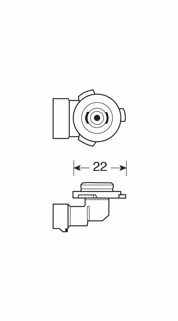 Osram 12V Cool Blue Hyper+ - (HB4) - 51W - P22d - 2 pz  - Scatola Plast.