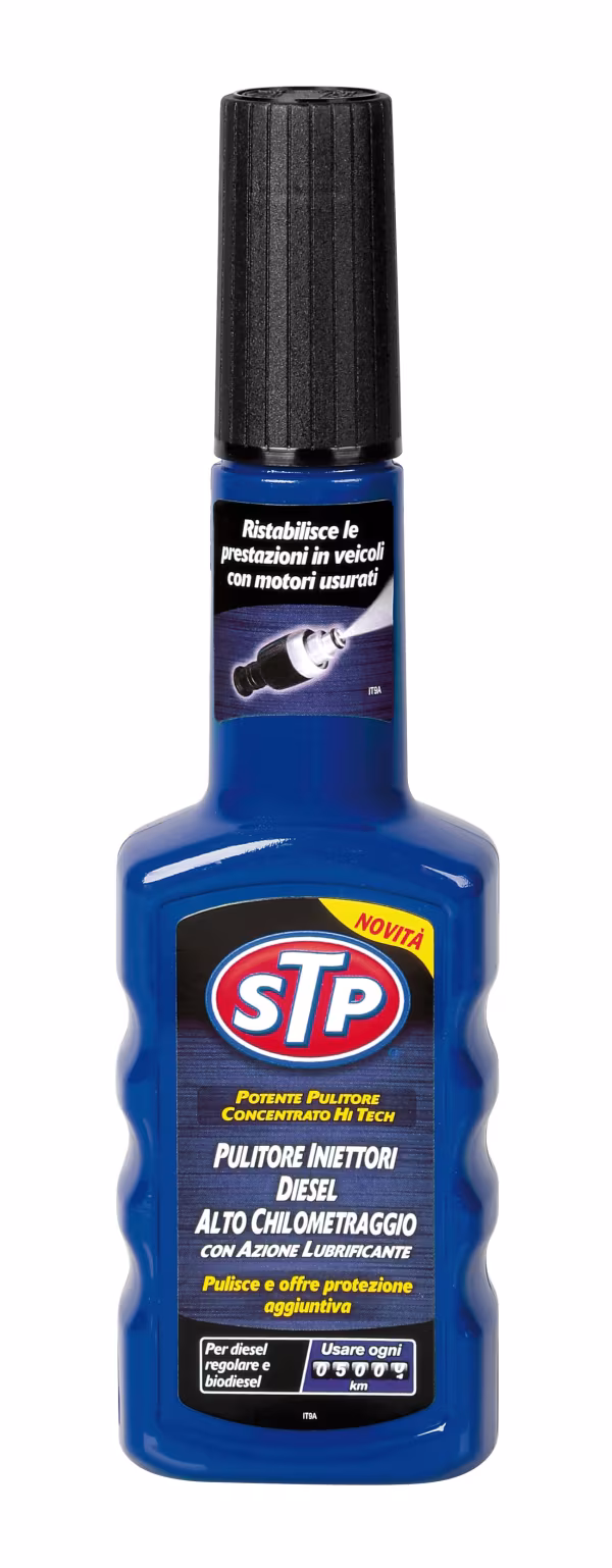 STP STP Pulitore iniettori diesel, alto chilometraggio - 200 ml