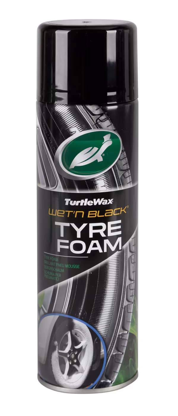 Turtle Wax Wet \'n\' Black, schiuma lucida pneumatici - 500 ml
