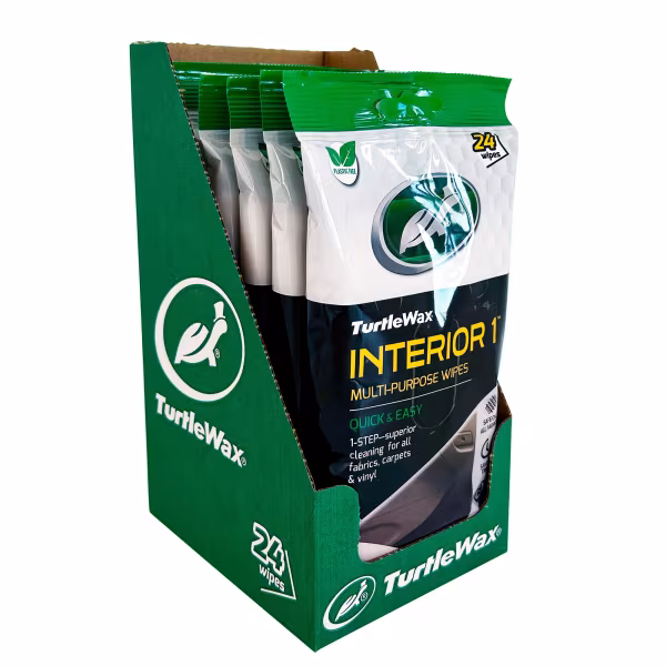 Turtle Wax Interior 1, salviette multiuso per interni - 24 pz