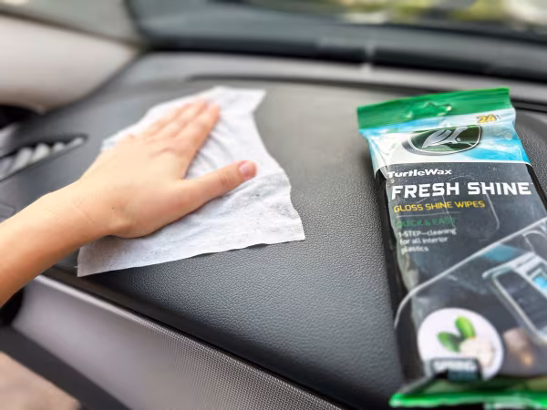 Turtle Wax Fresh Shine, salviette per cruscotto, finitura lucida - 24 pz