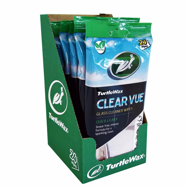Turtle Wax Clear Vue, salviette per la pulizia dei vetri - 24 pz