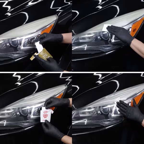 Turtle Wax Kit salviettine rigeneranti specifico per lenti fari