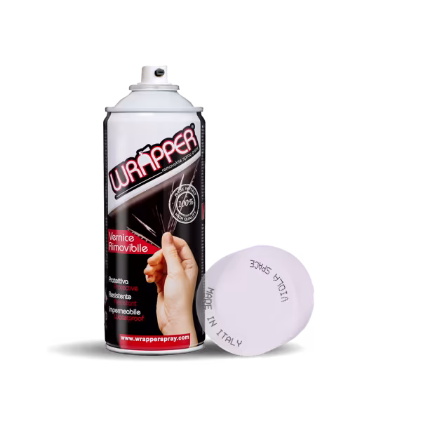 Wrapper Wrapper, pellicola spray rimovibile, 400 ml - Trasparente Viola Space
