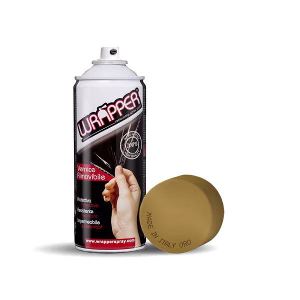 Wrapper Wrapper, pellicola spray rimovibile, 400 ml - Oro