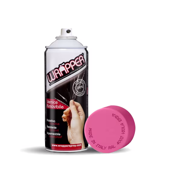 Wrapper Wrapper, pellicola spray rimovibile, 400 ml - Viola Erika - Ral 4003