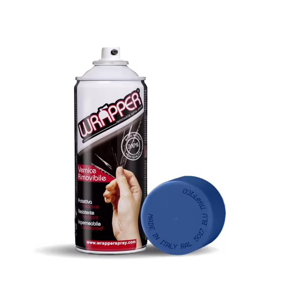 Wrapper Wrapper, pellicola spray rimovibile, 400 ml - Blu traffico - Ral 5017