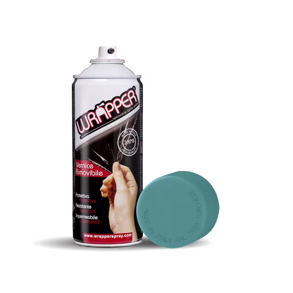Wrapper Wrapper, pellicola spray rimovibile, 400 ml - Turchese - Ral 5018