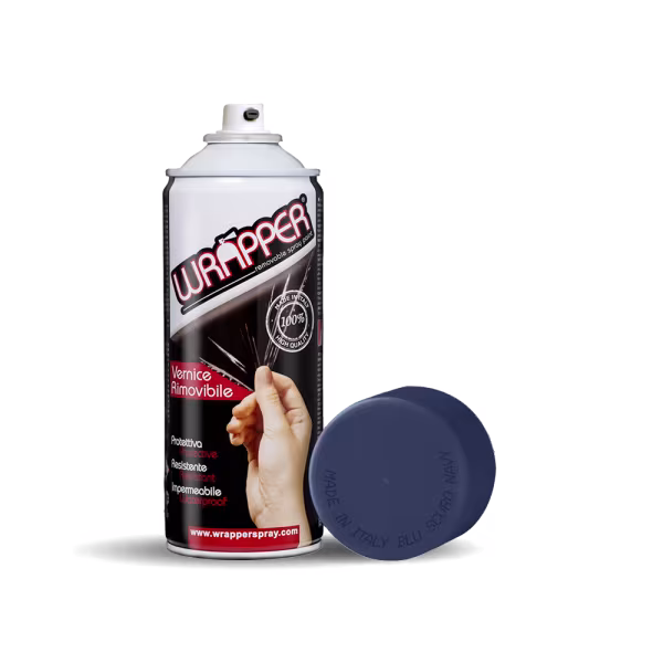 Wrapper Wrapper, pellicola spray rimovibile, 400 ml - Blu scuro navy