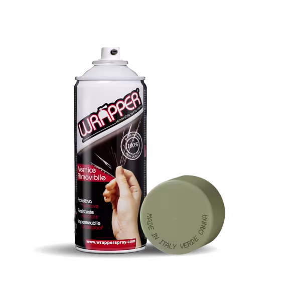 Wrapper Wrapper, pellicola spray rimovibile, 400 ml - Verde canna