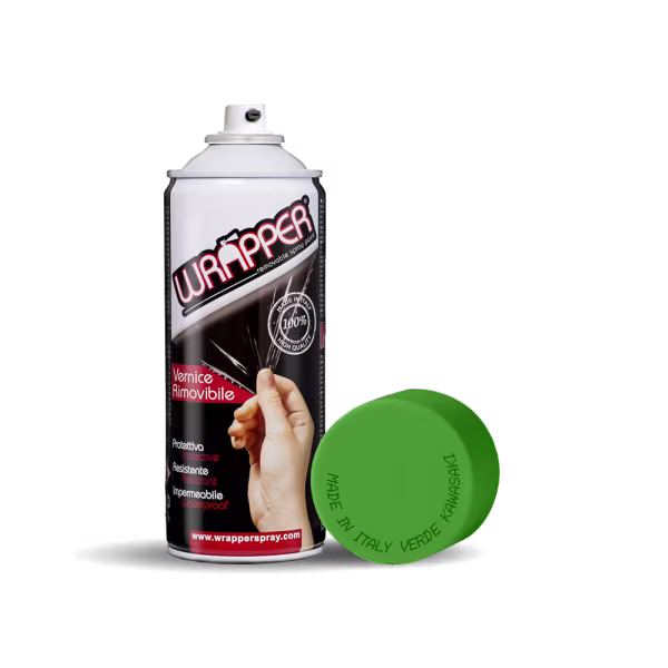 Wrapper Wrapper, pellicola spray rimovibile, 400 ml - Verde Kawasaki