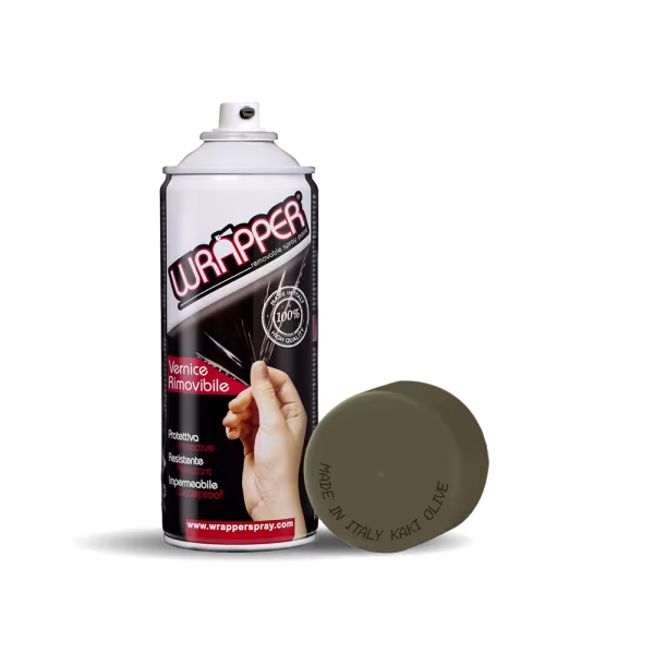 Wrapper Wrapper, pellicola spray rimovibile, 400 ml - Kaki olive
