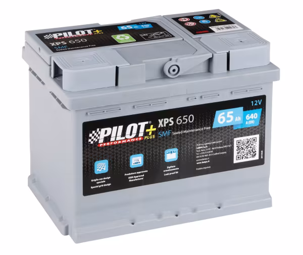Pilot Batteria 12V - Pilot SMF - 65 Ah - 640 A - L2