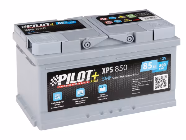 Pilot Batteria 12V - Pilot SMF - 85 Ah - 800 A - LB4