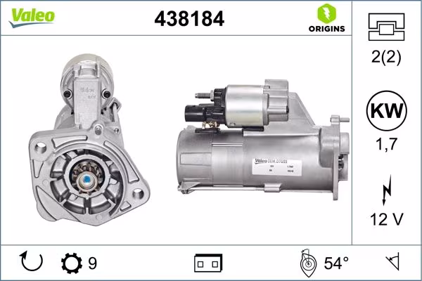 VALEO Motorino d\'avviamento
