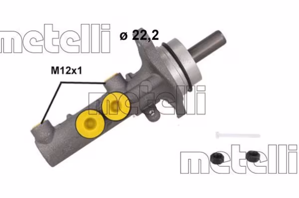 METELLI Cilindro maestro del freno