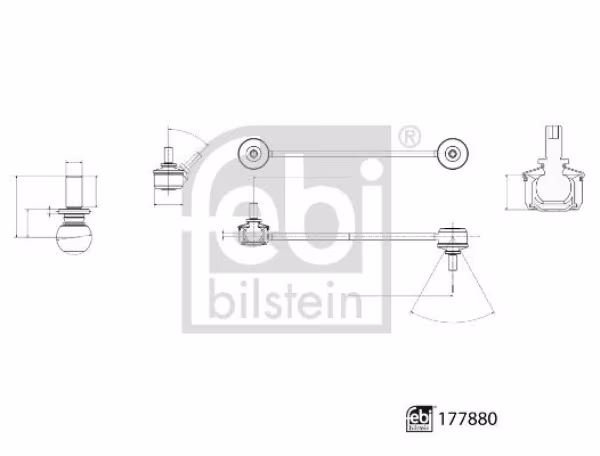 FEBI BILSTEIN Asta/Puntone, Stabilizzatore