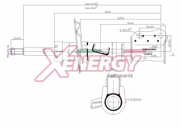 AP XENERGY Ammortizzatore