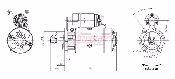 AP XENERGY Motorino d\'avviamento