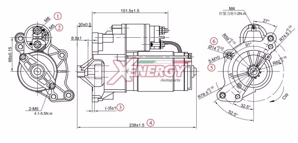 AP XENERGY Motorino d\'avviamento