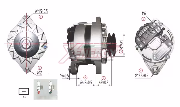 AP XENERGY Alternatore