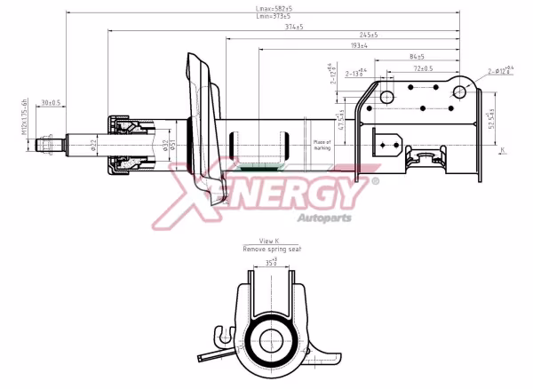 AP XENERGY Ammortizzatore