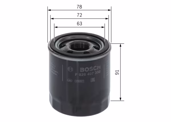 BOSCH Filtro olio