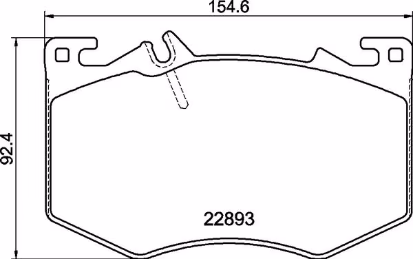 BREMBO Kit pastiglie freno, Freno a disco