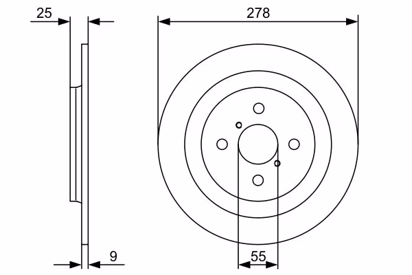 BOSCH Disco freno