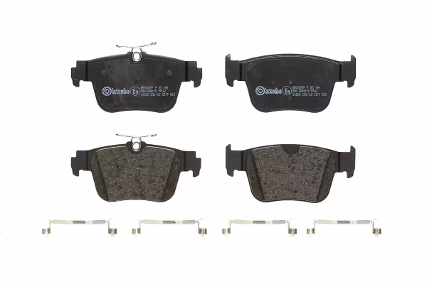 BREMBO Kit pastiglie freno, Freno a disco