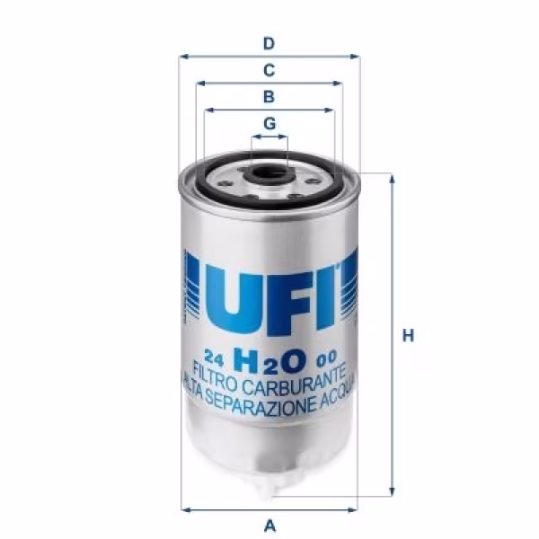 UFI Filtro carburante