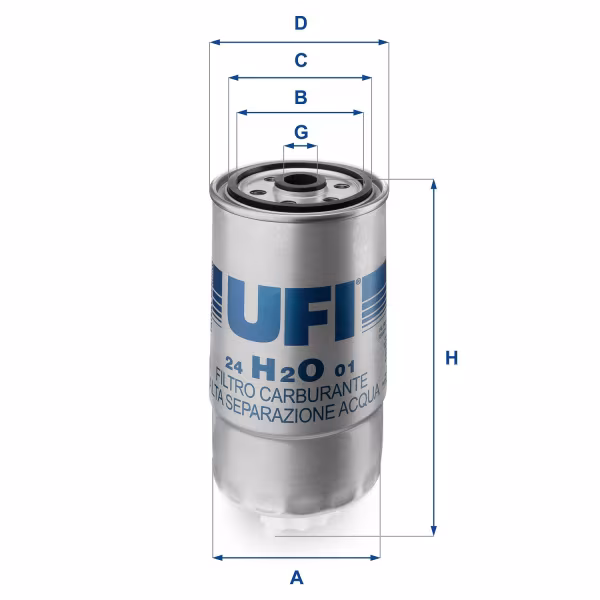 UFI Filtro carburante