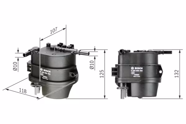 BOSCH Filtro carburante