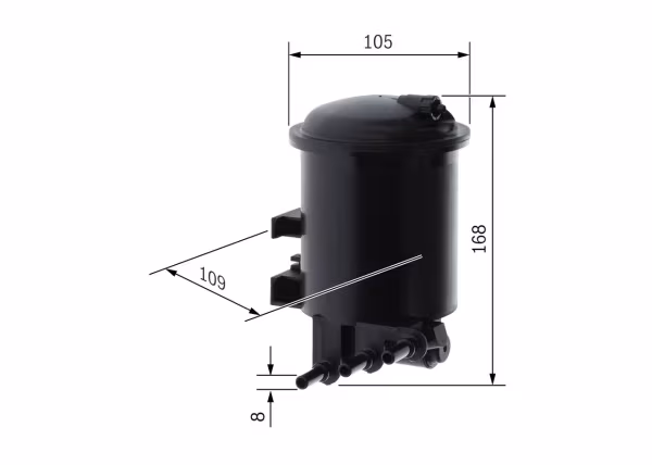 BOSCH Filtro carburante